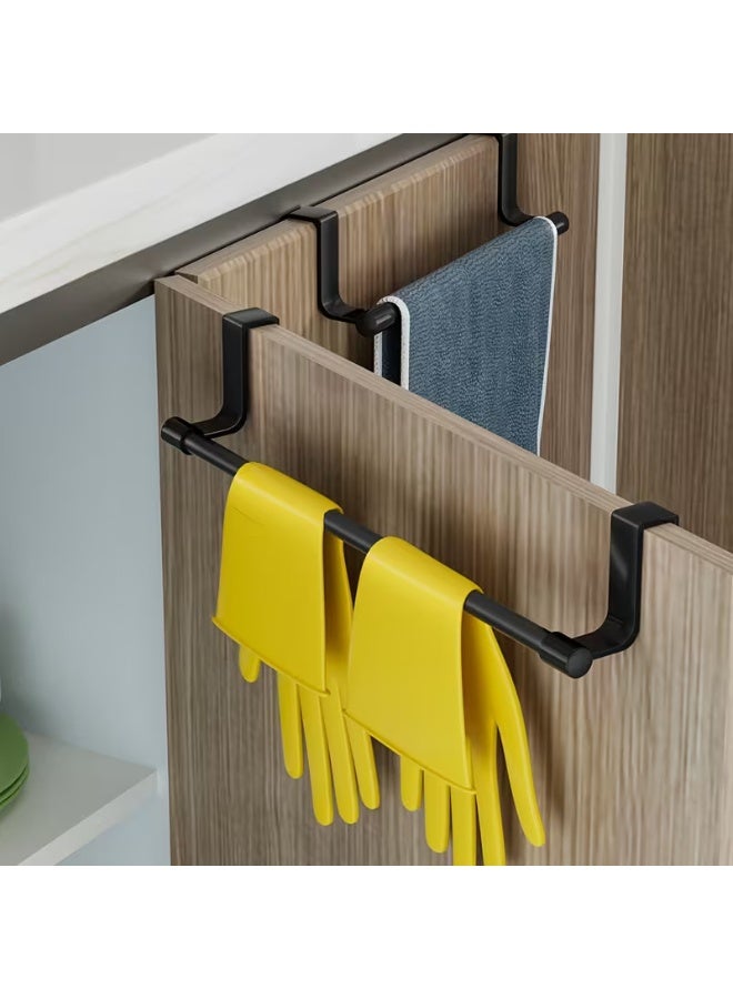 Over Cabinet Door Towel Holder Bar – No Drill Hanging Kitchen Towel Rack for Cabinet Door - Image 3